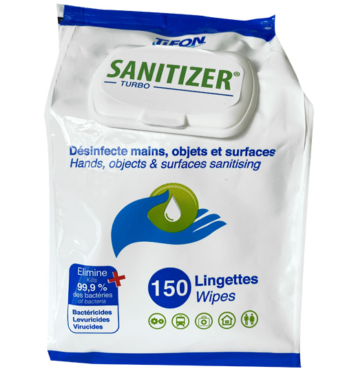 Lingettes désinfectantes Assepto x100 – Everest Médical