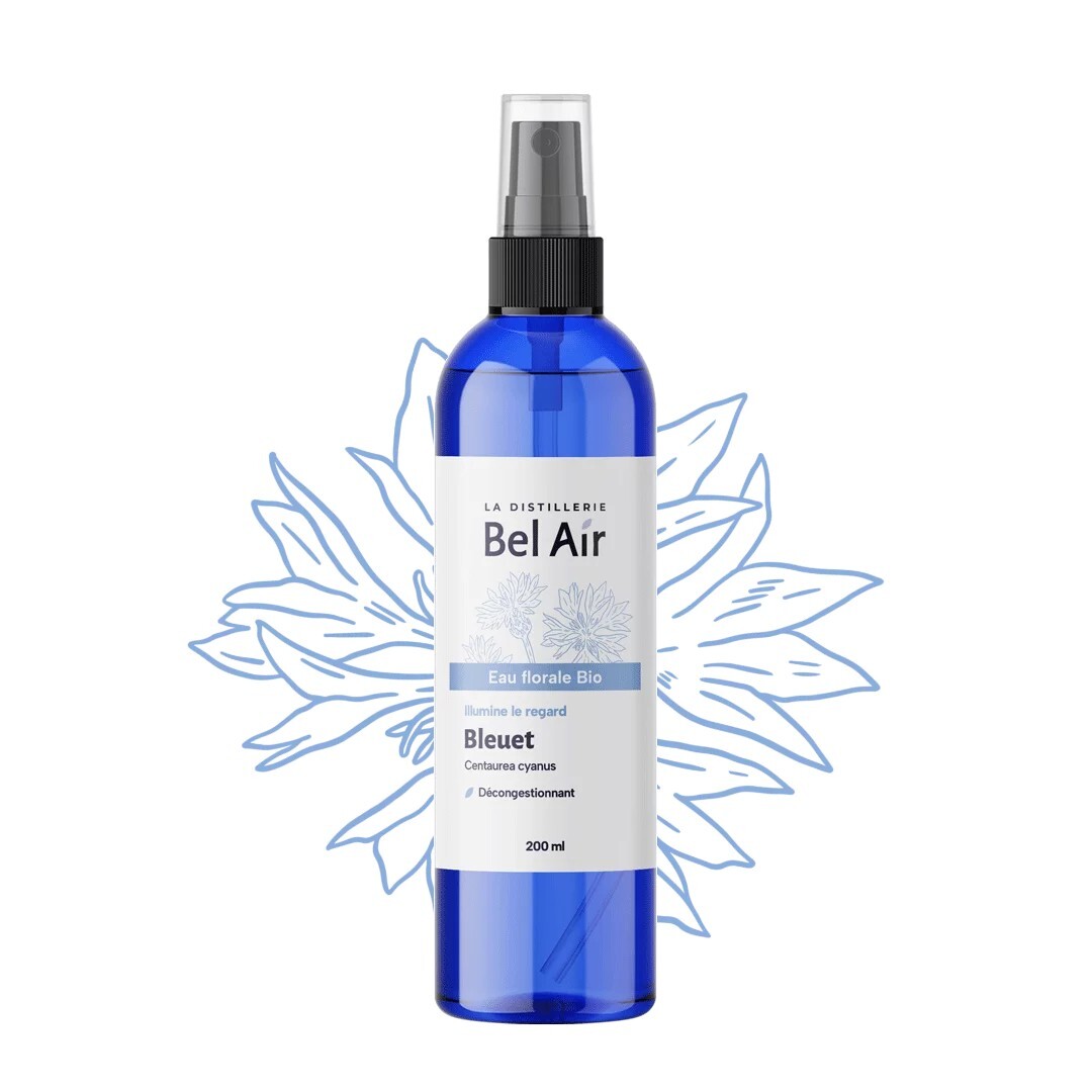 75100 EAU FLORALE BLEUET BIO 200ML - BELAIR