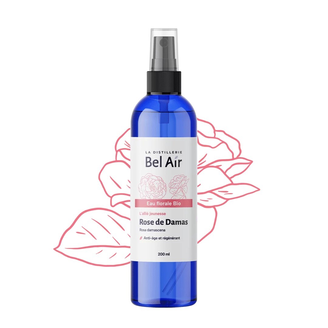75104  EAU FLORALE ROSE DE DAMAS BIO 200ML – BELAIR