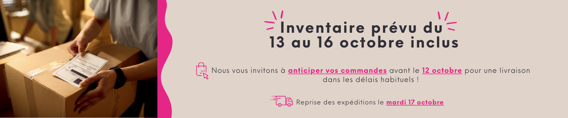 Bannière inventaire