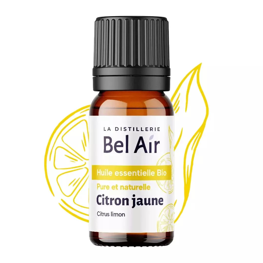75010  HE CITRON JAUNE BIO 10ML - BELAIR