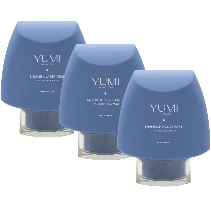 YUM100218-KIT COMPLET LISSAGE &amp; SOIN BOTOX - YUMI HAIR CARE